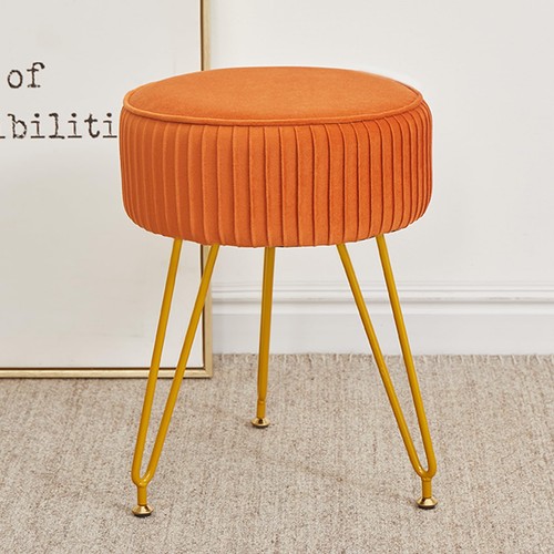 Velvet vanity stool ottoman - stool,